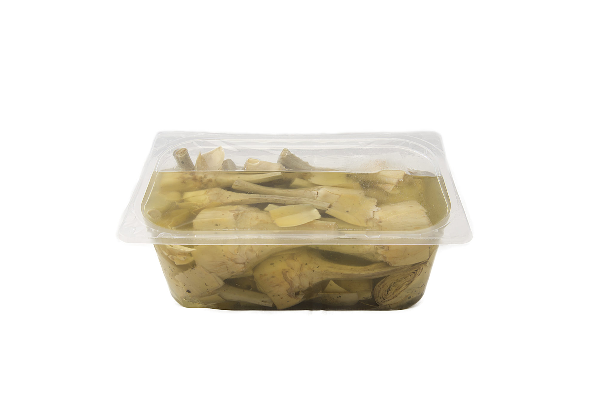 Carciofi alla romana con gambo vaschetta gr: 1.900